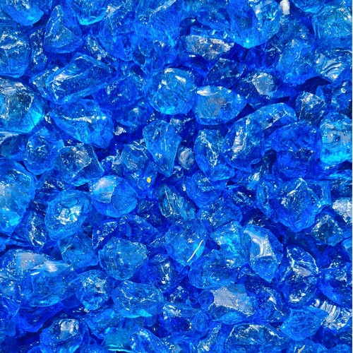 Glas kiesstein blau - glas-kiesstein,