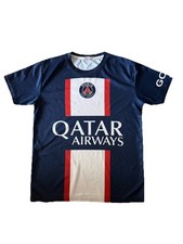 Fußballtrikot Paris Messi Größe L (Kindergrösse) Entspricht 168/172 Blau