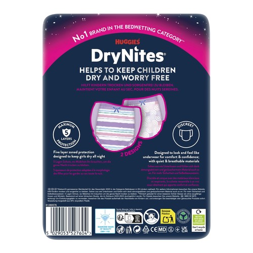 Nachtwindeln huggies drynites - nachtwindeln,