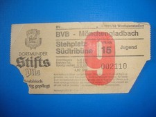 81/82 Ticket BVB Dortmund