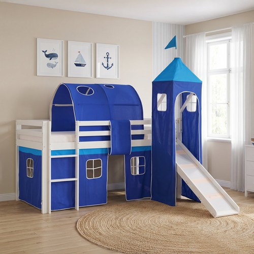 Hochbett 90x200 kinderbett mit - 90x200,