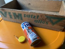 Vtg Reklame Konvolut antik Holz Kiste VIM voll OVP ATA Tante Emma Laden Maßband