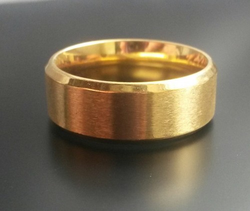 Edelstahl ring gelbgold - ring,