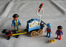 Playmobil aus Set 5550 - Nostalgie Drehorgel-Spieler mit Kinder - Rarität
