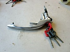 Porsche 911 912 930 Türgriff Chrom Türschloß Schließzylinder 4 Schlüssel orig
