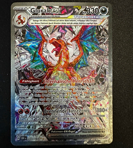 Pokémon tcg glurak 223 197 - pokémon,