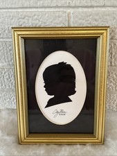 Vintage FRAMED  Silhouette
