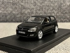 SEHR RAR Volkswagen Polo 6R 1:43 Schuco VW Schwarz Modellauto Diecast Dealer