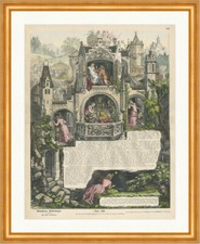 Der Froschkönig Grimm Tochter Gold Kugel Münchener Bilderbogen 193 Gerahmt