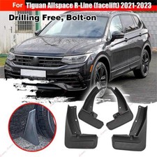 4x Spritzschutz Schmutzfänger Vorne + Hinten für Tiguan Allspace R-Line 2021-23