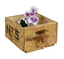 alte Holzkiste Number in