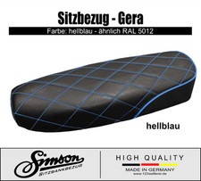 Simson Sitzbankbezug - Gera - hellblau