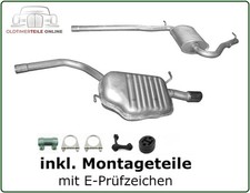 Auspuff Set für AUDI A4 +