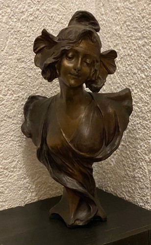 Dame jugenstil frauenkopf - jugenstil,