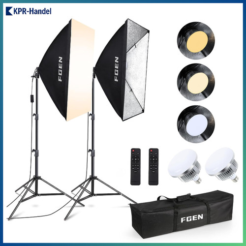 Softbox set 2x50x70cm led - set,