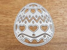 Prägeschablone Stanzschablone Ausverkauf Hobbyaufgabe Ostern Osterei Herz