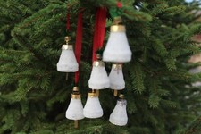 Glas- Glöckchen aus Lauscha Weihnachtsglocken Baumschmuck DDR NEU