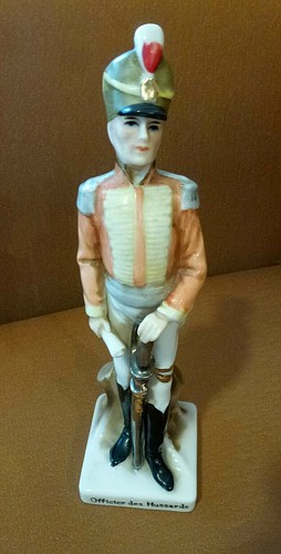Porzellanfigur officier des - "officier,