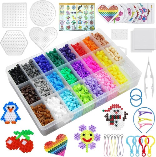 Bügelperlen set glitzer - set,