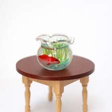 Miniatur Goldfischglas Fisch