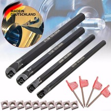 4tlg SCLCR06 Bohrstange Innendrehmeißel Drehstahl + 10x CCMT060204 Wendeplatten