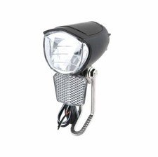 Fahrrad-Lampe Led Scheinwerfer 75 LUX Nabendynamo Standlicht Sensor