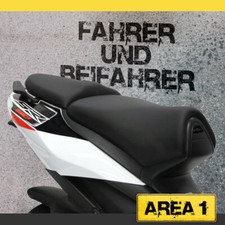 Ersatz Sitzbankbezug Sitzbezug schwarz, Aprilia SR R / Factory