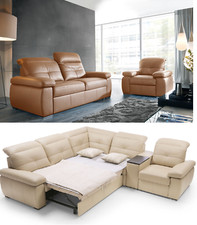 % BESTSELLER ECHTLEDER ECKSOFA