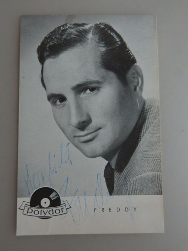Autogramm freddy quinn - freddy,