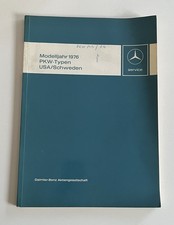 Mercedes Werkstatt Handbuch Modelljahr 1976 Pkw Typen USA W123 W116 W114 280E