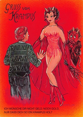 Weiblicher krampus - weiblicher,