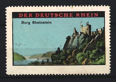 Reklamemarke deutscher rhein - reklamemarke,