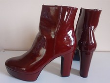 Stiefeletten High Heels Plateau 42