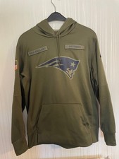 NFL Nike Hoodie Onfield New England Patriotsgrün