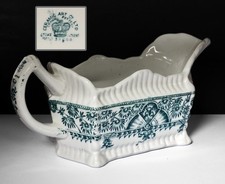 Viktorianische Sauciere von Ceramic Art Co Ltd, England. Ästhetisches Uhrwerk Keramik