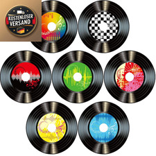 Rock'n'Roll Party Deko 7 Zoll