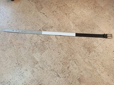 Joop Gürtel Leder schwarz weiß grau 80