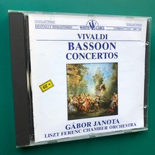 VIVALDI BASSOON CONCERTOS Baroque CD Liszt Ferenc Chamber Orchestra Janota JAPAN