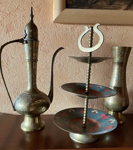 Indische kanne etagen teller - kanne,