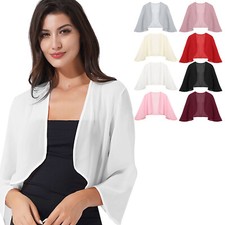 Damen Elegant Bolero Halbarm