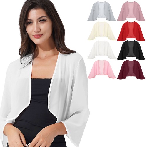 Damen elegant bolero halbarm - bolero,
