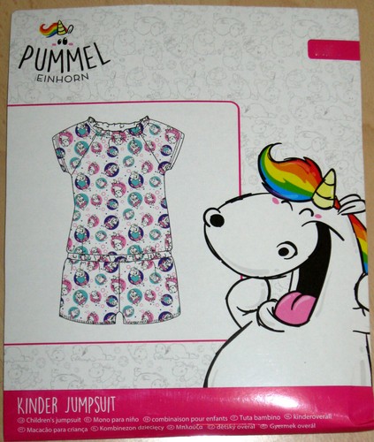 Pummel einhorn jumpsuit - einhorn, kurz