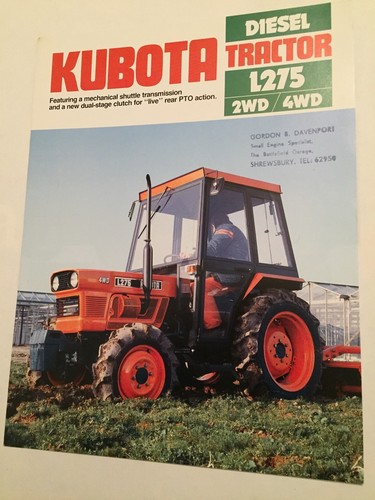 Kubota diesel kompakttraktor - kubota,
