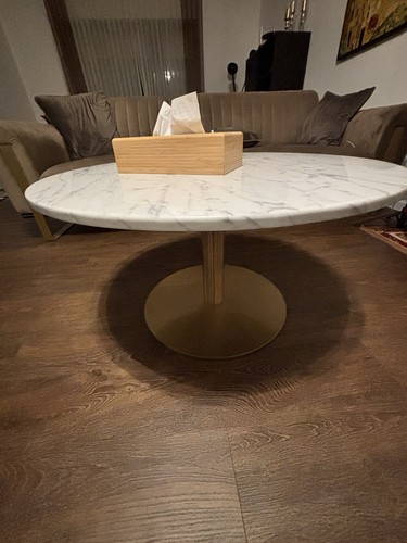 Runder couchtisch marmor - runder,