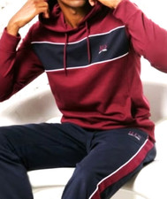 H.I.S Jogginganzug Trainingsanzug Sweatshirt Hose BORDEAUXROT NAVY BLUE 52 / 54