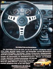 Opel  Kadett C Coupe, originale Werbung aus 1978, Opel Rallye 2.0E   DM 13596.38