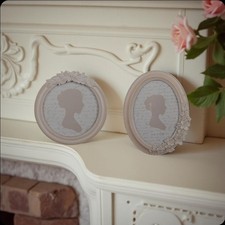 Nostalgische Bilderrahmen Rund