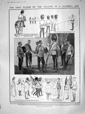 Original alter antiker Druck