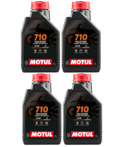 Motul 710 motoröl - 2t, liter