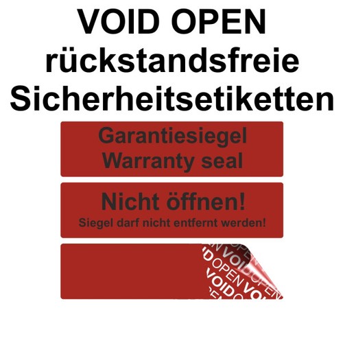 Void open rückstandsfreie - void,